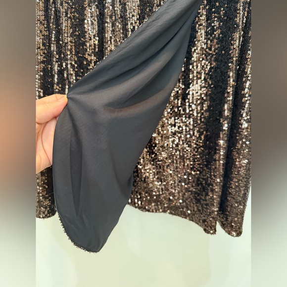 NWT The Drop Helena Faux Wrap‎ Dress in Bronze - Size 2X. - Picture 7 of 12